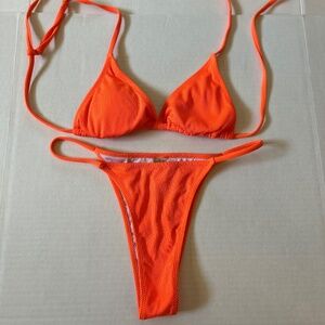Women's bikini orange, size M